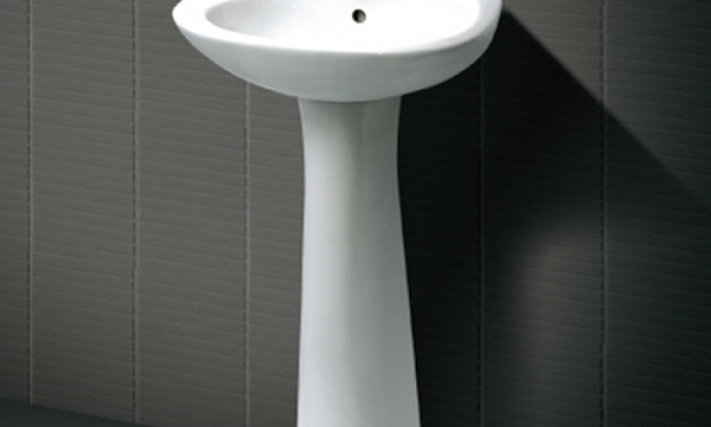 Chậu rửa Lavabo Inax  L284V + Chân chậu L284VD