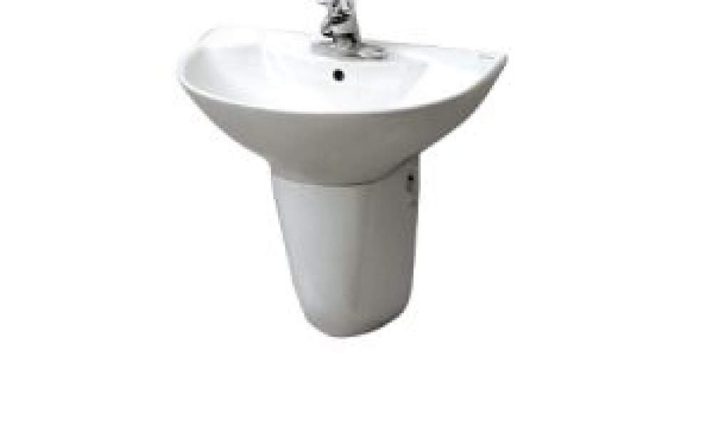 Chậu rửa Lavabo Inax  L288V + Chân lửng L288VC