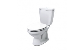 Bàn cầu 2 khối Inax C180VAN, nắp CF-37AKV trắng (Khuyến mại Lavabo Inax280V)